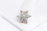 0.31ctw Diamond  Snowflake Pendant In 14k Yellow Gold 2.9 Grams Eb0225lpxsa