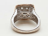 1.94 Cttw Natural Diamonds 14k Two Tone Gold 6.7g Ring Size 5 Do0726llxzde
