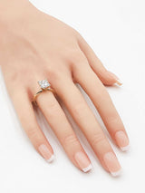 2.75 Ctw Lab-grown Diamond & 14k Gold Solitaire Ring 2.6 Gram Size 8 Fw0226rzxdu