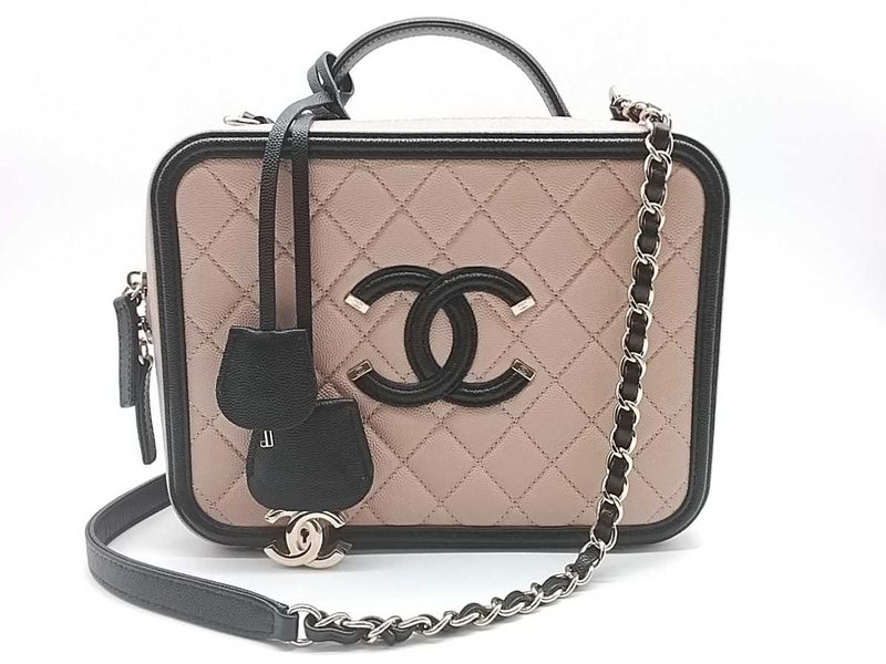 Chanel Filigree Vanity Tan Purse Vc0326lezxmia – Max Pawn