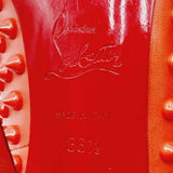 Christian Louboutin Pigalle Spikes 120m Orange Leather Pumps Lrxsa 144010015007