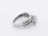 1.61cttw Diamond Ring In 14k White Gold 6 Grams Size 7.75 Eb0126llrxsa