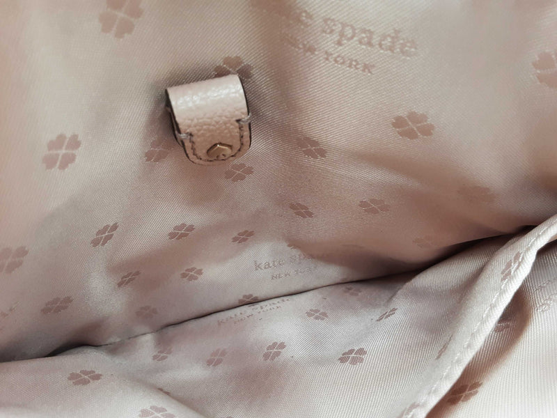 Kate Spade New York Margaux Rose Smoke Pink Leather Crossbody Bag Do0825pxde