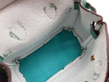 Blue Teal Mini Bag Charm Do0725ide