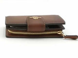 Coach Medium Corner Zip Wallet Brown Wallet Aa0626prsa
