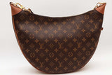Louis Vuitton Reverse Monogram Canvas Loop Hobo Shoulder Bag Eb1026sxzde