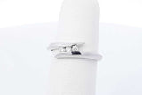 0.18ctw Diamond Ring In 14k White Gold 2.7 Grams Size 4.75 Eb0725lxzdu