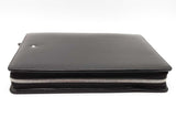 Mont Blanc Meisterstuck Black Leather Zippered Organizer Eb0726lxzsa
