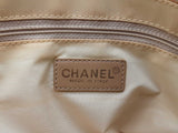 Chanel Travel Line Cc Logo Creme Beige Nylon Tote Bag Do0426lxzde