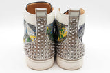 Christian Louboutin Lou Spikes Sequin Sneakers Eu Size 42 Eb0626lxzde