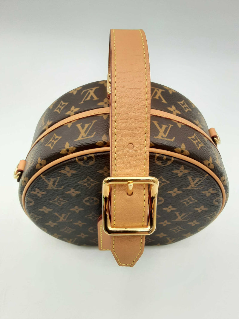 Louis Vuitton Petite Boîte Chapeau Monogram Coated Canvas Handbag Fw1224loxzsa