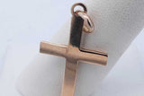14k Two Tone Gold Cross Pendant 2.5 Grams Eb0626lrxde