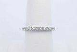 0.48ctw Lab Grown Diamond Ring In Sterling Silver 1.7 Grams Size 7 Eb0625ridu