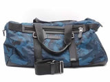 Coach Camo Nylon Duffel Bag Blue Aa1026rzsa