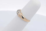 0.6cttw Diamond Ring In 14k Yellow Gold 2.2 Grams Size 5.25 Eb0326lcrdu