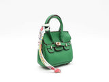 Mini Luxury Bag Charm In Green Fw0825idu