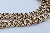 10k Yellow Gold Diamond Cuban Link Chain Necklace 74.4 Grams 23 In Eb0926wsxzde