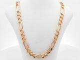 14k Yellow Gold 29.1 Grams Figaro Chain 22 In Aa1225lzxzsa