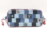 Louis Vuitton Blue Patchwork Denim Neverfull Mm Tote Bag Sd0626oorrdu