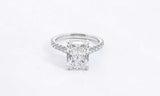 Lab Grown Center Diamond 3.93ctw Ring In Platinum 6.56g Size 7.5 Eb0523lexxzsa