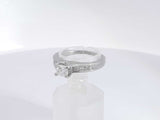 0.96 Cttw Diamond 14k White Gold Solitaire Ring 3.5 Grams Size 6.5 Aa0625przsa