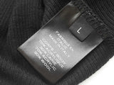 Balmain Black Thin Long Sleeve Shirt Size Italian L Do0226lorde