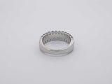 .72 Ctw Diamond 14k White Gold 6.6 Grams Ring Size 7.5 Sd0725wrzsa