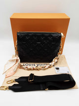Louis Vuitton Coussin Black Empriente Monogram Leather Shoulder Bag Do1025lexzde