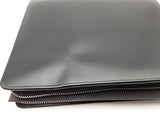Mont Blanc Meisterstuck Black Leather Zippered Organizer Eb0726lxzsa
