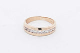 0.18cttw Diamond Ring In 14k Yellow Gold 3 Grams Size 5 Eb0426lorsa