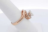 0.66cttw Diamond Ring In 14k Yellow Gold 5 Grams Size 7 Eb0526rxzdu