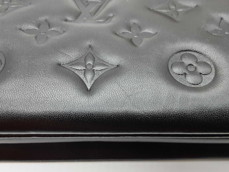 Louis Vuitton Coussin Black Empriente Monogram Leather Shoulder Bag Do1025lexzde