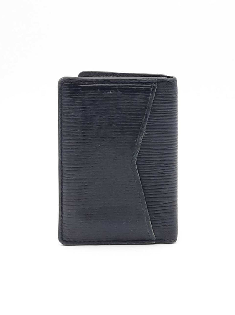 Louis Vuitton Black Epi Leather Pocket Organizer Wallet Fw0325lzxdu