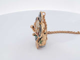 18k Louis Vuitton Vivienne Maneki Neko 3 Gold 43 G Necklace 30 In Aa1025wzxzsa