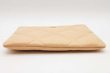 Tory Burch Kira Pave Logo Diamond Quilted Leather Pouch Eb1026oxde