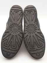 Ugg Classic Berge Black Leather Boots Size 8 Eb1025pxde