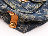Louis Vuitton Monogram Denim Baggy Shoulder Bag Eb0526cxzde