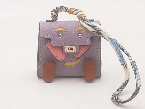 Mini Bag Charm Animated Purple Aa0825csa