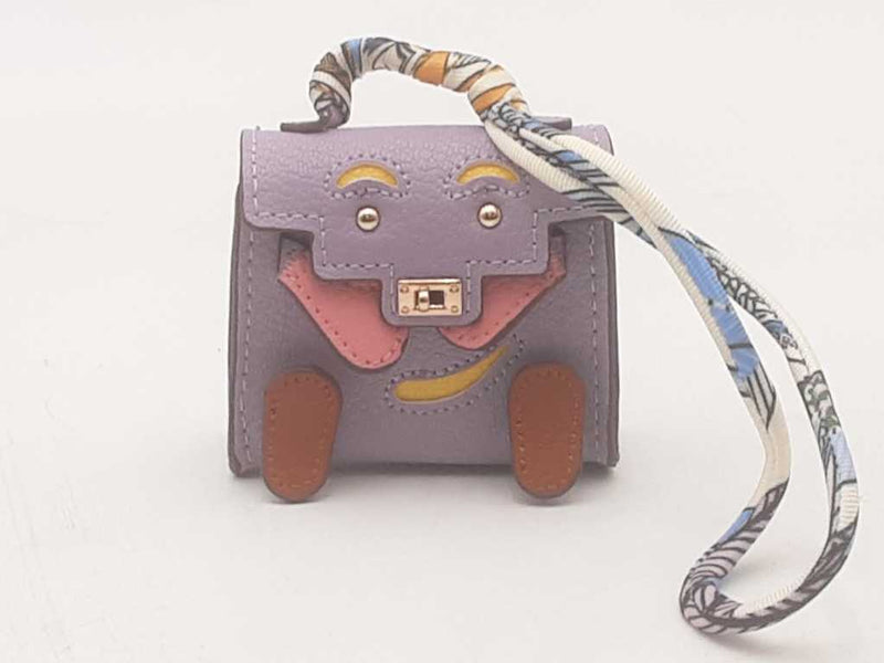 Mini Bag Charm Animated Purple Aa0825csa