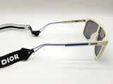 Christian Dior Diorfast M1i Shield White Blue Sunglasses Do0125oozde