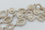 Chanel Gold Tone Multistrand Pearl Cc Logo Bracelet 8.5 Inch Eb0626pxzsa