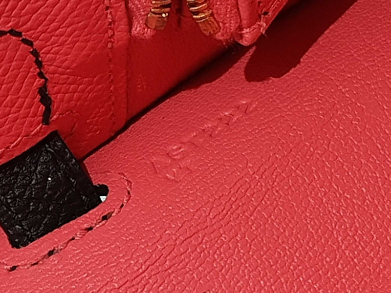 Hermes Kelly 25 Special Order Pink Black Epsom Gold Handbag Do0625lpxzxde