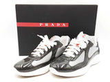 Prada Americas Cup Black And White Sneakers Size 9.5 Sd0626oezde
