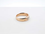 0.80 Cttw Channel-set Diamond & 14k Yellow Gold Ring 5.6 Gram Size 8 Fw0825pzxdu