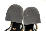 Versace Aevitas Black Velvet Platform Heels Size 41 Eb0125lrxsa