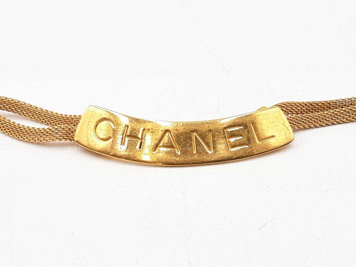 Chanel Gold-tone Logo Buckle & Mesh Belt Fw0725czxdu – Max Pawn