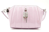 Givenchy Lock Antigona Lilac Quilted Patent Leather Shoulder Bag Do1024wxzde