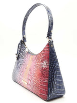 Brahmin Crocodile Embossed Esme Magic Ombre Shoulder Bag Lh1024crde