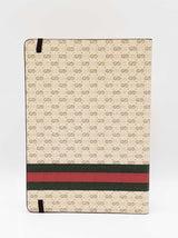 Gucci Gg Supreme Web & Horsebit Large Notebook Fw0925ordu