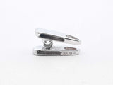 0.17 Cttw Diamond & 14k White Gold Slide Pendant 1.8 Grams Fw0925crdu
